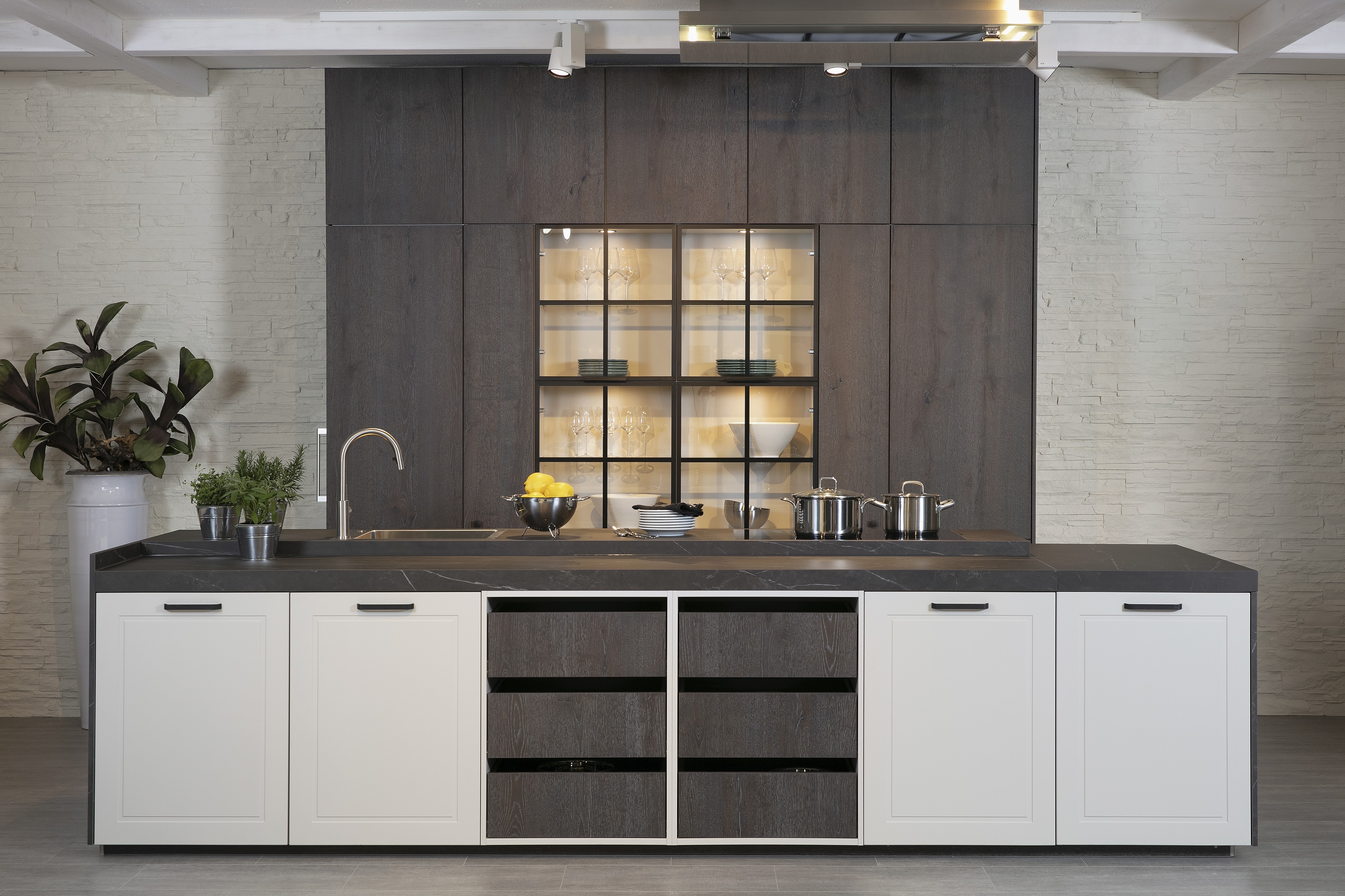 Moderne Landhaus-Küche