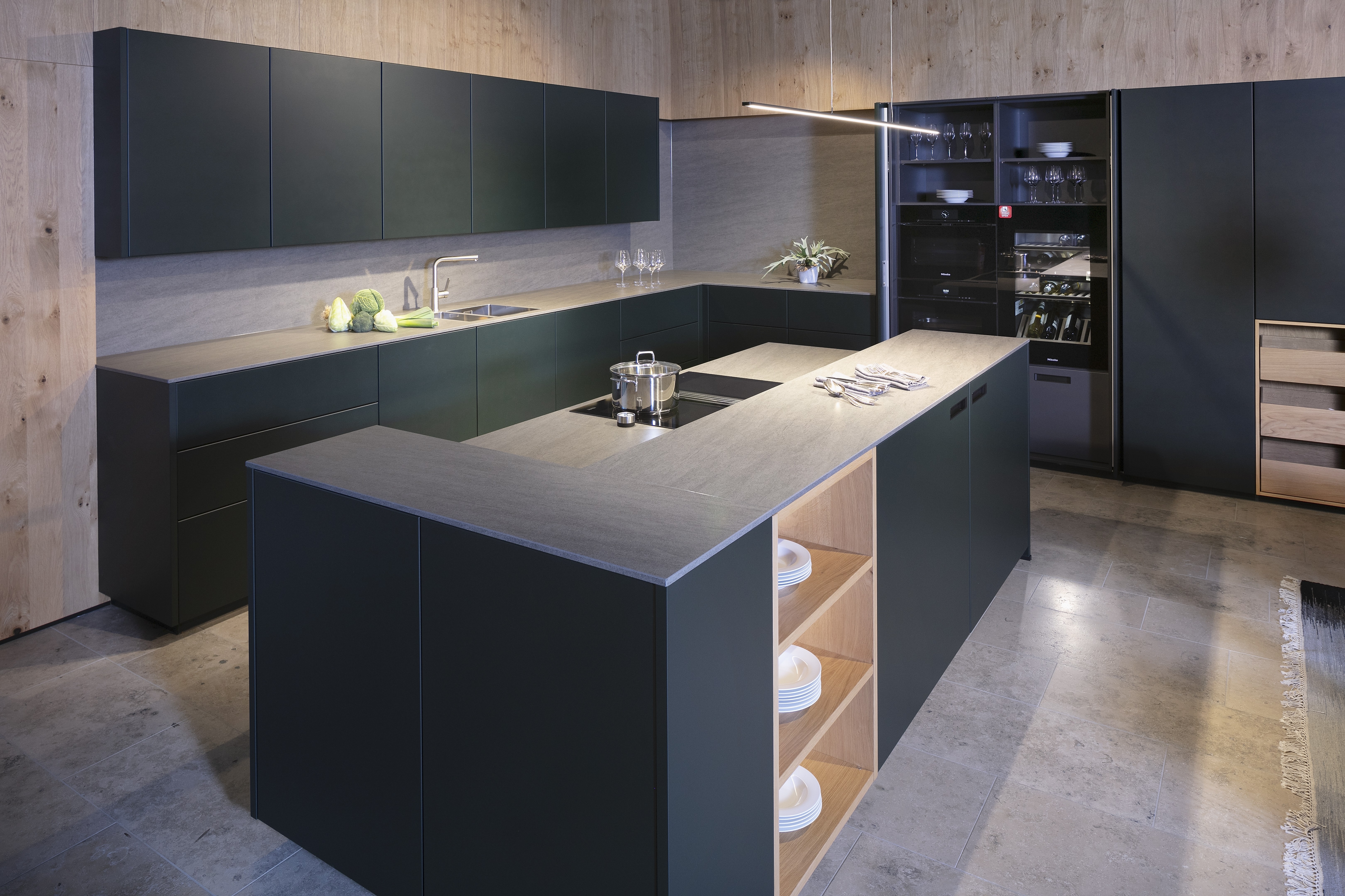 Küche in Echtholz-Eiche 