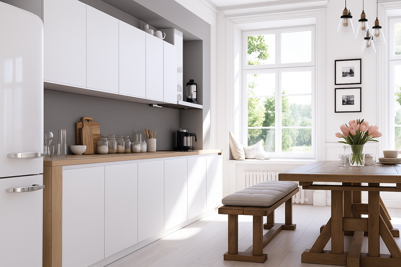 Moderne Tischlerei-Küche